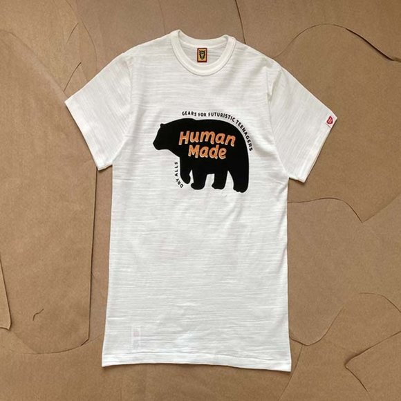 【HUMAN MADE】Polar Bear Flag Tシャツ クルーネック ロゴ 半袖 HUMAN MADE Polar Bear Flag T-Shirt | Male | SVD USA